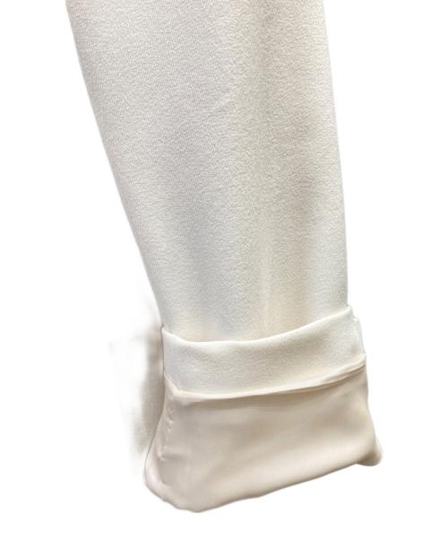 NOLLEY'S sophi（ノーリーズソフィー）NOLLEY'S sophi (ノーリーズソフィー) ウォッシャブルサージシャークダブルジャケット ホワイト サイズ:M 未使用品の古着・服飾アイテム