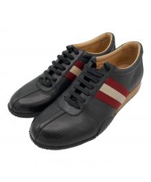 BALLY（バリー）の古着「WISSAL-PRINT スニーカー」｜ブラック