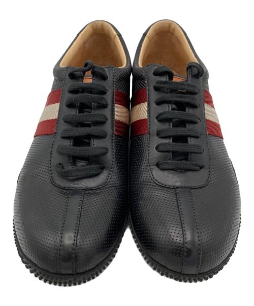 BALLY（バリー）BALLY (バリー) WISSAL-PRINT スニーカー ブラック サイズ:US8の古着・服飾アイテム