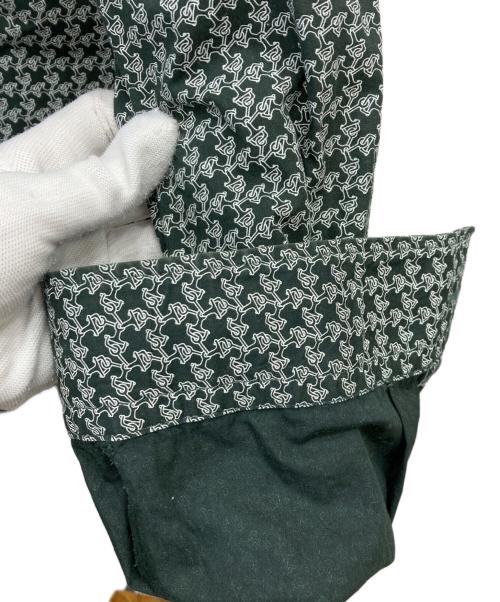 GUCCI（グッチ）GUCCI (グッチ) ビットプリント総柄シャツ グリーン サイズ:41/16の古着・服飾アイテム