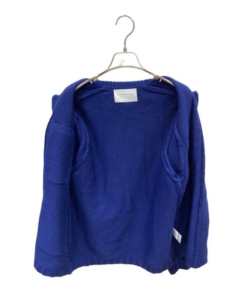 TOMORROW LAND tricot（トゥモローランド トリコ）TOMORROW LAND tricot (トゥモローランド トリコ) ハイランドウールニットブルゾン ブルー サイズ:S 未使用品の古着・服飾アイテム