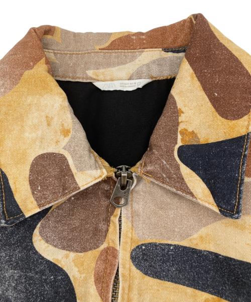 ZARA（ザラ）ZARA (ザラ) カモフラダックジャケット ブラウン サイズ:Sの古着・服飾アイテム