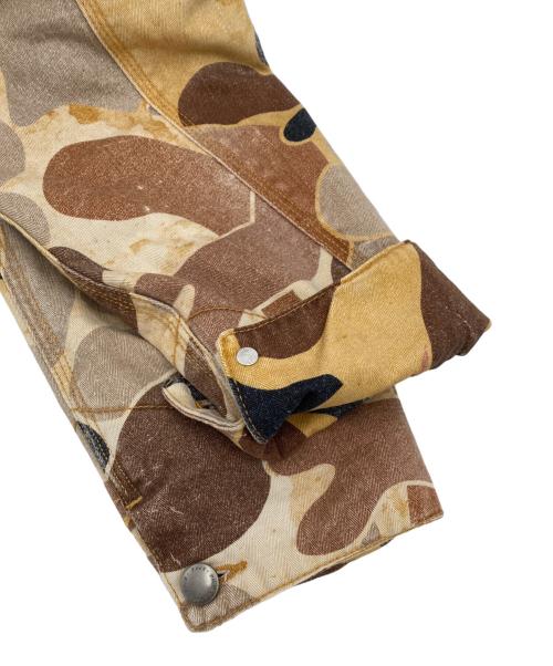 ZARA（ザラ）ZARA (ザラ) カモフラダックジャケット ブラウン サイズ:Sの古着・服飾アイテム