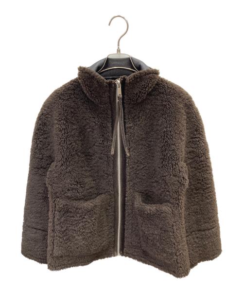 ZARA（ザラ）ZARA (ザラ) ダブルフェイスボアジャケット ブラウン サイズ:XSの古着・服飾アイテム