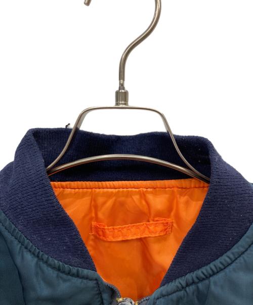 ALPHA（アルファ）ALPHA (アルファ) 90s MA-1ジャケット ネイビー サイズ:XLの古着・服飾アイテム