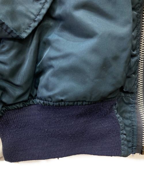 ALPHA（アルファ）ALPHA (アルファ) 90s MA-1ジャケット ネイビー サイズ:XLの古着・服飾アイテム