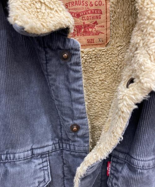 LEVI'S（リーバイス）LEVI'S (リーバイス) 裏ボアコーデュロイジャケット グレー サイズ:XLの古着・服飾アイテム