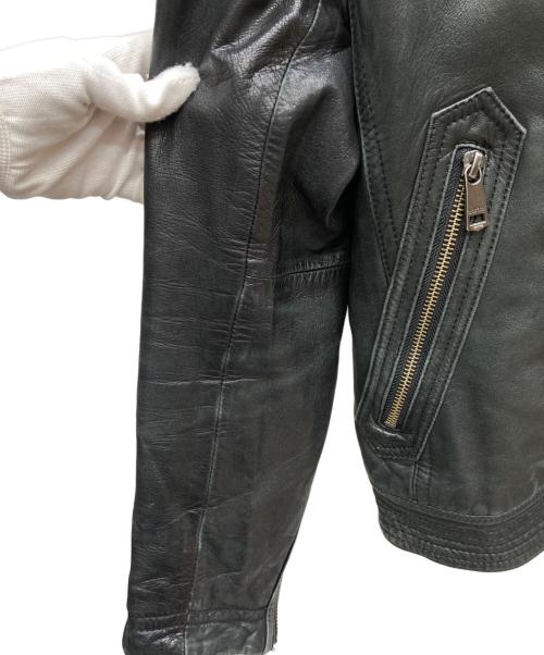 BURBERRY BLACK LABEL（バーバリーブラックレーベル）BURBERRY BLACK LABEL (バーバリーブラックレーベル) ライナー付シングルライダースジャケット ブラック サイズ:Mの古着・服飾アイテム