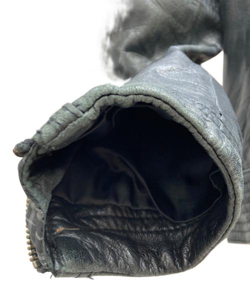 BURBERRY BLACK LABEL（バーバリーブラックレーベル）BURBERRY BLACK LABEL (バーバリーブラックレーベル) ライナー付シングルライダースジャケット ブラック サイズ:Mの古着・服飾アイテム