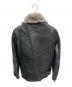 BURBERRY BLACK LABEL (バーバリーブラックレーベル) ライナー付シングルライダースジャケット ブラック サイズ:M：13000円