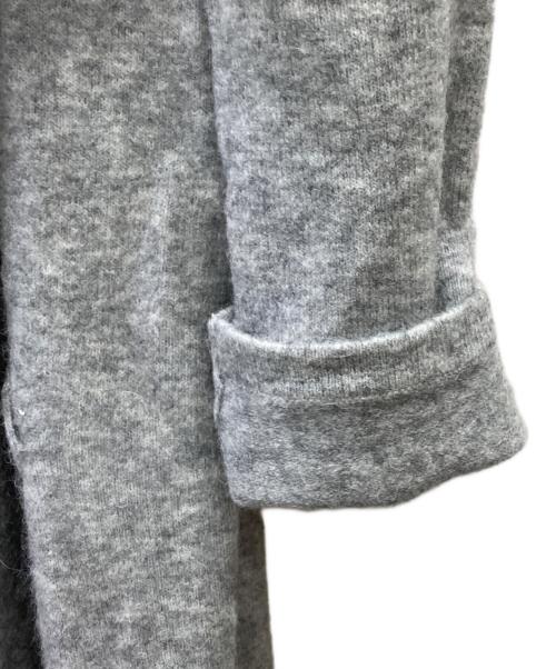 theory（セオリー）theory (セオリー) Fine Avalon 2 Jinsen S ニットコート グレー サイズ:Sの古着・服飾アイテム