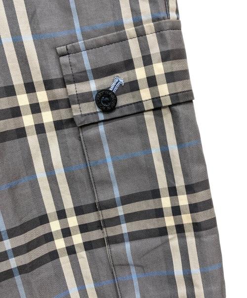 BURBERRY BLACK LABEL（バーバリーブラックレーベル）BURBERRY BLACK LABEL (バーバリーブラックレーベル) ノバチェックハーフパンツ グレー サイズ:79の古着・服飾アイテム