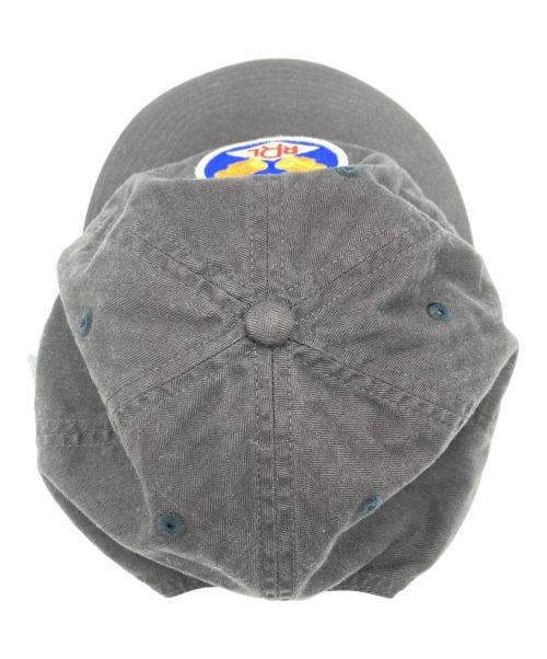 RRL（ダブルアールエル）RRL (ダブルアールエル) ウィングロゴツイルボールキャップ ブラック サイズ:OSの古着・服飾アイテム