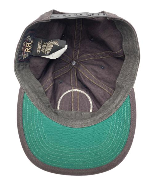 RRL（ダブルアールエル）RRL (ダブルアールエル) ウィングロゴツイルボールキャップ ブラック サイズ:OSの古着・服飾アイテム