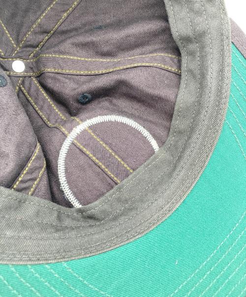 RRL（ダブルアールエル）RRL (ダブルアールエル) ウィングロゴツイルボールキャップ ブラック サイズ:OSの古着・服飾アイテム