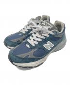 NEW BALANCEニューバランス）の古着「MR993NV スニーカー」｜ネイビー