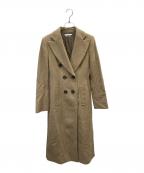 FOXEY NEWYORKフォクシーニューヨーク）の古着「ダブルチェスターコート」｜ベージュ
