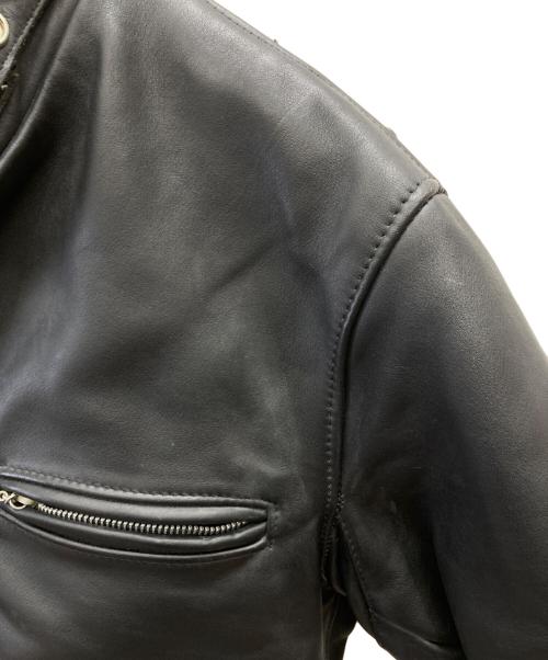 Schott（ショット）Schott (ショット) 「641SP」シングルライダースジャケット ブラック サイズ:36の古着・服飾アイテム