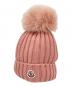 MONCLER（モンクレール）の古着「ぽんぽんニット帽」｜ピンク