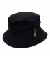 HERMES（エルメス）の古着「ジップポケットバケットハット」｜ブラック