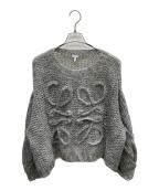 LOEWEロエベ）の古着「アナグラムモヘアニット」｜グレー