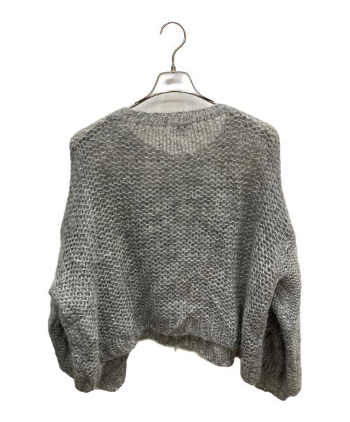 LOEWE（ロエベ）LOEWE (ロエベ) アナグラムモヘアニット グレー サイズ:ＸＳの古着・服飾アイテム