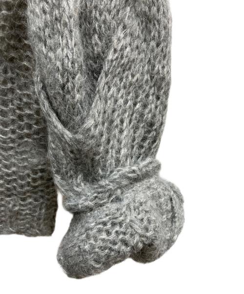 LOEWE（ロエベ）LOEWE (ロエベ) アナグラムモヘアニット グレー サイズ:ＸＳの古着・服飾アイテム