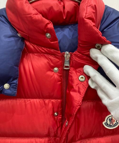 MONCLER（モンクレール）MONCLER (モンクレール) 「BILLECART」ダウンベスト レッド サイズ:3の古着・服飾アイテム