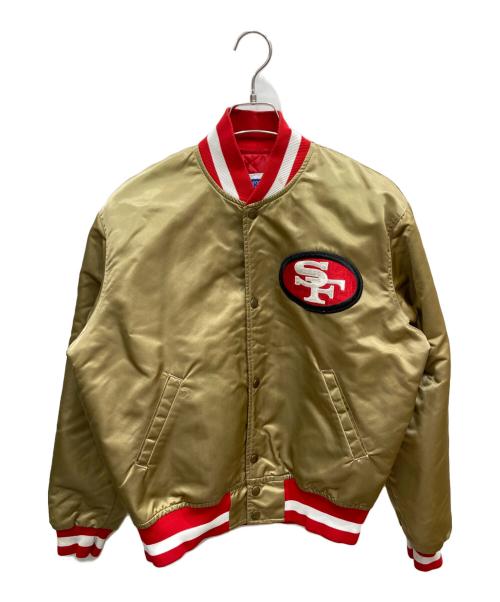 STARTER（スターター）STARTER (スターター) スタジャン ブラウン サイズ:Ｍの古着・服飾アイテム