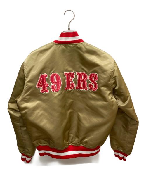 STARTER（スターター）STARTER (スターター) スタジャン ブラウン サイズ:Ｍの古着・服飾アイテム