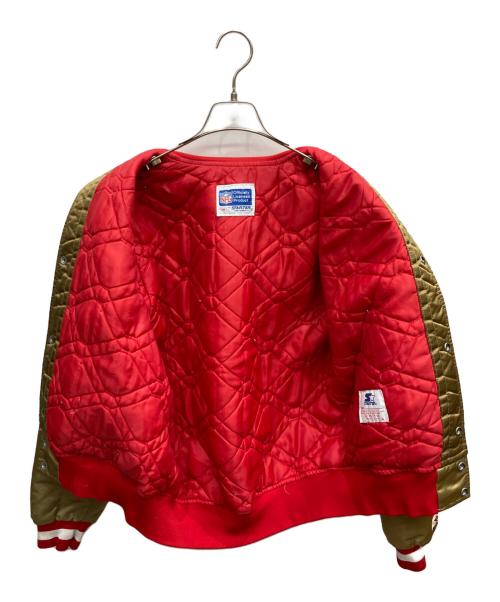 STARTER（スターター）STARTER (スターター) スタジャン ブラウン サイズ:Ｍの古着・服飾アイテム