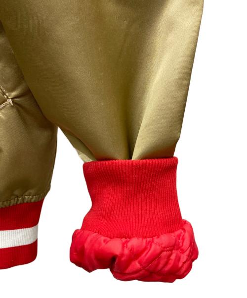 STARTER（スターター）STARTER (スターター) スタジャン ブラウン サイズ:Ｍの古着・服飾アイテム