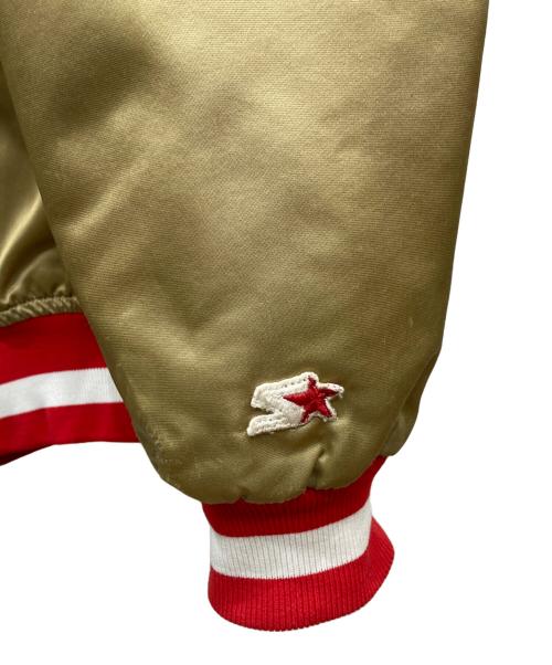 STARTER（スターター）STARTER (スターター) スタジャン ブラウン サイズ:Ｍの古着・服飾アイテム