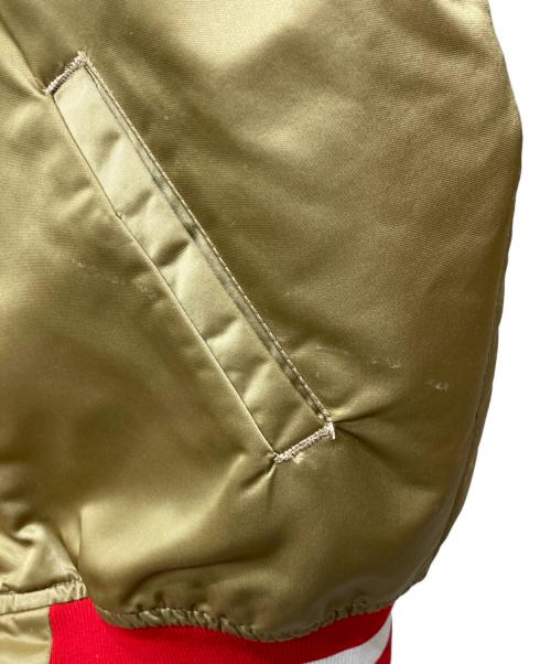 STARTER（スターター）STARTER (スターター) スタジャン ブラウン サイズ:Ｍの古着・服飾アイテム