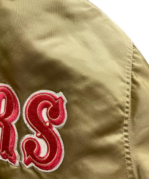 STARTER（スターター）STARTER (スターター) スタジャン ブラウン サイズ:Ｍの古着・服飾アイテム