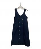 Ameriアメリ）の古着「2WAY BUTTON DRESS」｜ネイビー