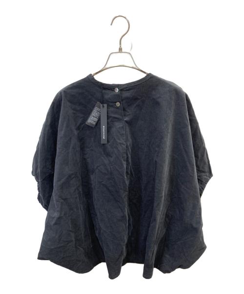 mizuiro-ind（ミズイロインド）mizuiro-ind (ミズイロインド) コーデュロイドルマンスリーブブラウス ブラック サイズ:FREEの古着・服飾アイテム