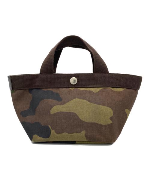 Herve Chapelier（エルベシャプリエ）Herve Chapelier (エルベシャプリエ) CORDURA S TOTE BAG/舟形トートバッグ オリーブの古着・服飾アイテム