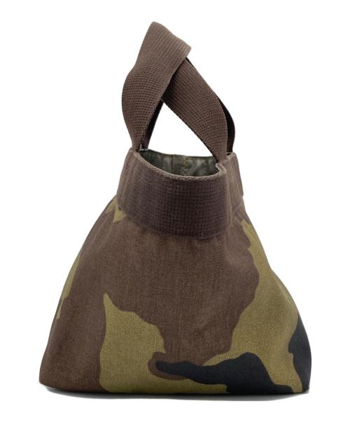 Herve Chapelier（エルベシャプリエ）Herve Chapelier (エルベシャプリエ) CORDURA S TOTE BAG/舟形トートバッグ オリーブの古着・服飾アイテム