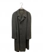 TIMELY CLOTHESタイムリークローシーズ）の古着「ステンカラーツイードコート」｜ブラウン