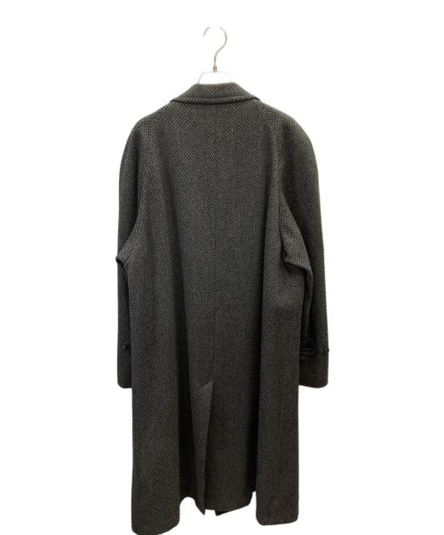TIMELY CLOTHES（タイムリークローシーズ）TIMELY CLOTHES (タイムリークローシーズ) ステンカラーツイードコート ブラウン サイズ:Lの古着・服飾アイテム