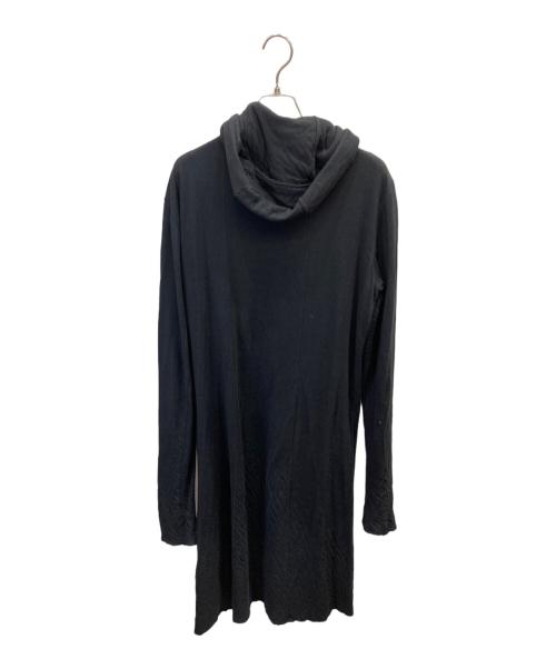 Thom Krom（トムクロム）THOM KROM (トムクロム) フーディレイヤードモッズコート ブラック サイズ:Mの古着・服飾アイテム