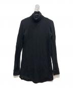 DEVOAデヴォア）の古着「タートルネックウールカットソー」｜ブラック