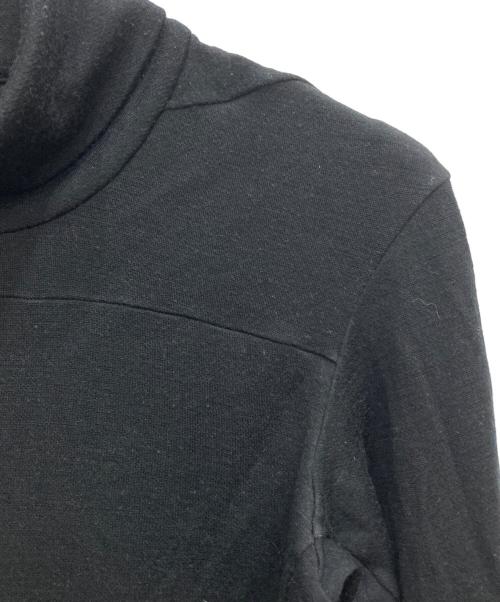DEVOA（デヴォア）DEVOA (デヴォア) タートルネックウールカットソー ブラック サイズ:1の古着・服飾アイテム