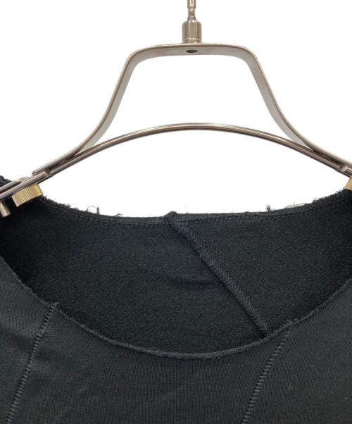 fagassent（ファガッセン）fagassent (ファガッセン) カットオフデザインカットソー ブラック サイズ:表示なしの古着・服飾アイテム