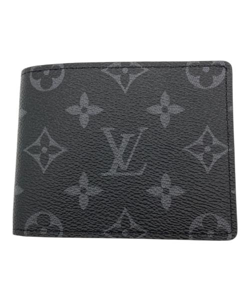 LOUIS VUITTON（ルイ ヴィトン）LOUIS VUITTON (ルイ ヴィトン) ポルトフォイユ・スレンダー モノグラム・エクリプス ブラックの古着・服飾アイテム