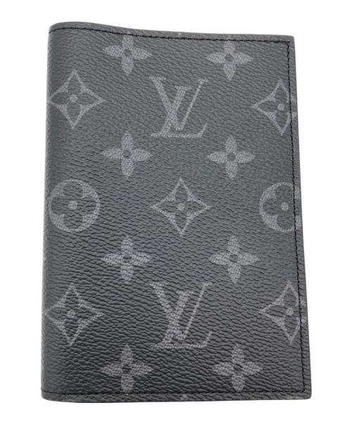 LOUIS VUITTON（ルイ ヴィトン）LOUIS VUITTON (ルイ ヴィトン) パスポートカバー クーヴェルテュール・パスポール NM ブラックの古着・服飾アイテム