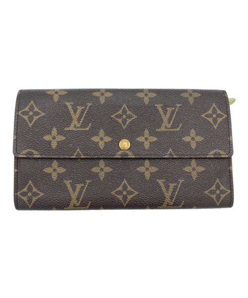 LOUIS VUITTON（ルイ ヴィトン）LOUIS VUITTON (ルイ ヴィトン) ポルトフォイユ・サラ/長財布 ブラウン サイズ:表記なしの古着・服飾アイテム