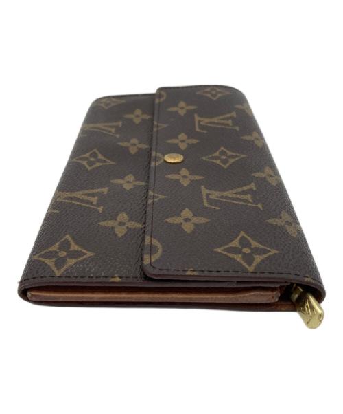 LOUIS VUITTON（ルイ ヴィトン）LOUIS VUITTON (ルイ ヴィトン) ポルトフォイユ・サラ/長財布 ブラウン サイズ:表記なしの古着・服飾アイテム