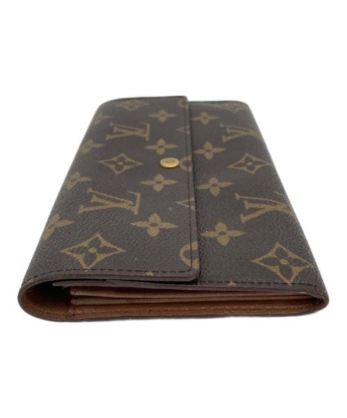 LOUIS VUITTON（ルイ ヴィトン）LOUIS VUITTON (ルイ ヴィトン) ポルトフォイユ・サラ/長財布 ブラウン サイズ:表記なしの古着・服飾アイテム